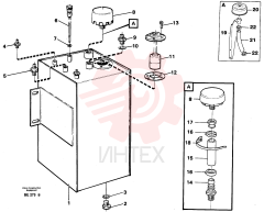 Hydr fluid tank VOE 11061403