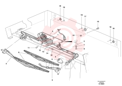 Wiper motor VOE 12738080 (1)