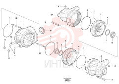 Differential housing VOE 12743100 (1)