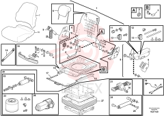 Seat frame VOE 12743625 (1)