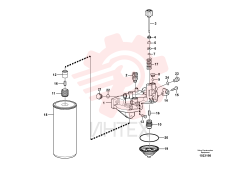 Fuel filter housing VOE 21023287