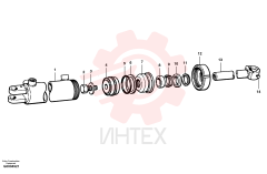 Гидроцилиндр VOE 12733503 (2)