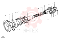 Вал приводной (ведущий) VOE 12723862 (5)