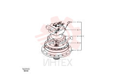 Поворотный редуктор (Гидромотор поворота платформы) VOE 14500454