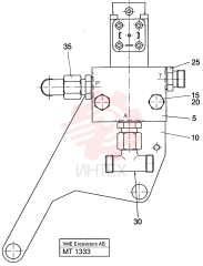 Connection plate VOE 14215230