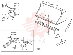 Нож ковша VOE 11081061 (2)