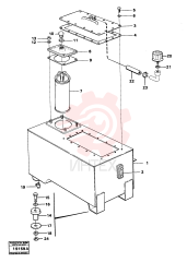 Hydraulic fluid tank
