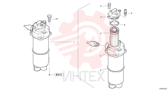 Suction recoil filter