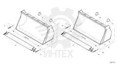 Ковш, объемом 1.2 м3 ZM 2814342 (1)