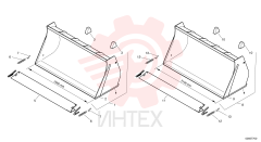 Ковш, объемом 1.2 м3 ZM 2814342 (2)