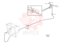 Throttle control cable