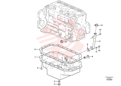 Поддон картера (маслосборник) VOE 21099766 (1)