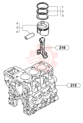 Piston rings (kit)