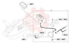 Coded keypad kit