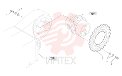 Sprocket wheel