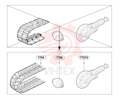 Комплект гусеничной цепи PJ 6860097