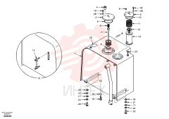 Hydr fluid tank