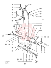Backhoe dipper