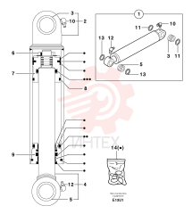 Гидроцилиндр стрелы