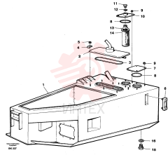 Hydraulic fluid tank