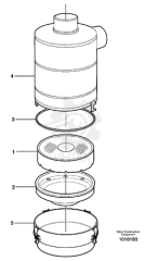 Oil bath air cleaner