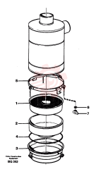 Oil bath air cleaner