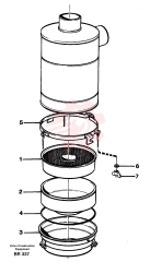 Oil bath air cleaner