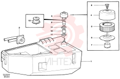 Hydraulic fluid tank