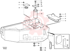 Hydraulic fluid tank