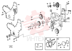 Timing gear casing