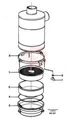 Oil bath air cleaner