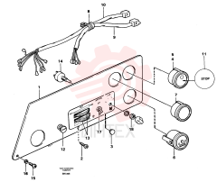 Instrument panel VOE 11058634 (1)