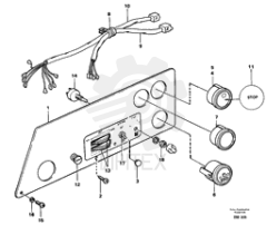 Instrument panel VOE 11058634 (2)