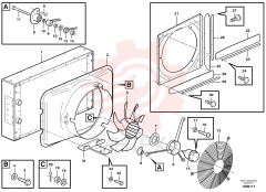 Fan motor retainer