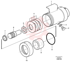 Damping cylinder