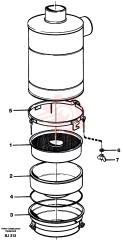 Oil bath air cleaner