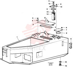 Hydraulic fluid tank