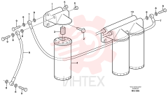 Oil filter housing