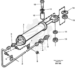Lubricating pipe