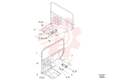 Attaching rail RM 80672256