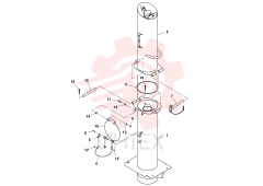 Exhaust pipe RM 13521844
