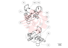 Valve block RM 80614118
