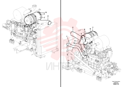 Charge air hose RM 80862006