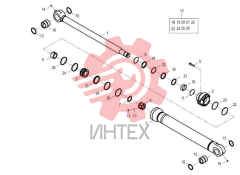 Цилиндр ковша 10C3673 000 00
