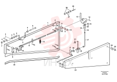 Lock shaft VOE 11174629