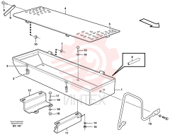 Protecting plate VOE 11174136