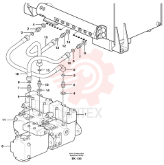 Hose assembly VOE 11163084 (1)