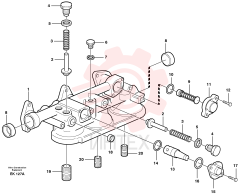 Oil filter housing VOE 3184873