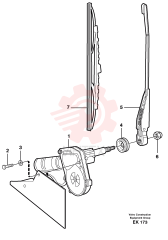 Wiper motor VOE 11039288 (2)