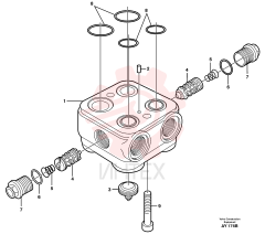 Valve block VOE 11701277